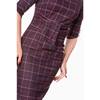 Dancing Days - Carlita Pencil dress - Burgundy Product image